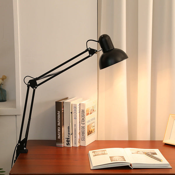 Modern Minimalist Retractable Long-Arm Clip Lamp Table Lamp