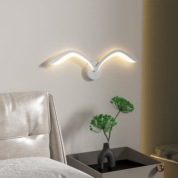 Nordic Minimalist Seagull Acrylic LED Wall Sconce