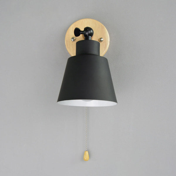 Nordic Minimalist Macaron Solid Color Rotatable Wall Sconce