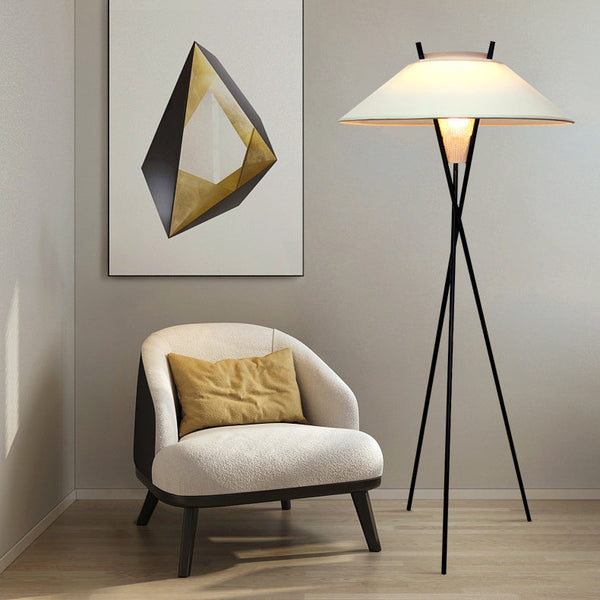 Contemporary Black Floor Lamp