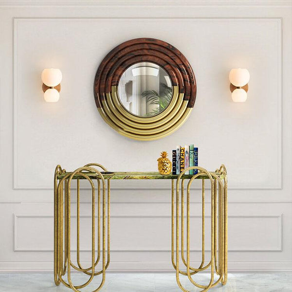 Modern 2-Light Bowl Shaped Wall Sconce
