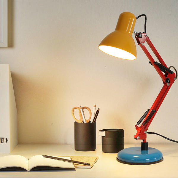 Modern Minimalist Memphis Iron Half-Circle Table Lamp