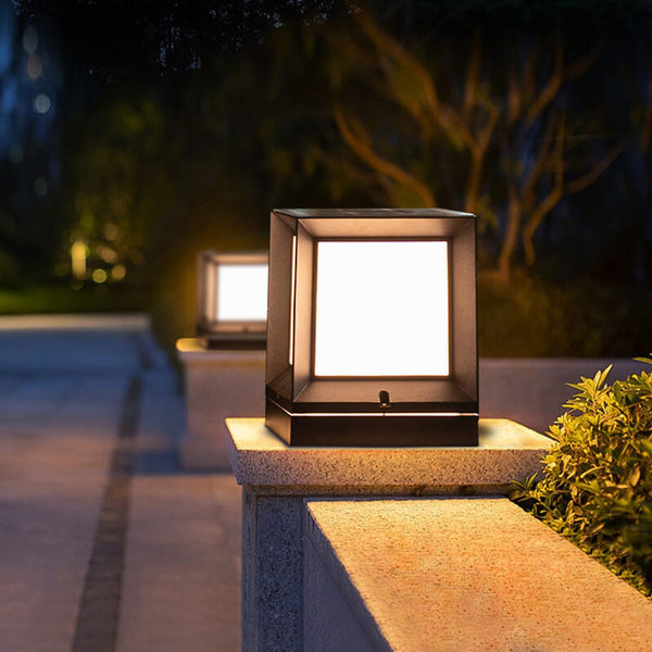 Modern Black Outdoor Stake Light