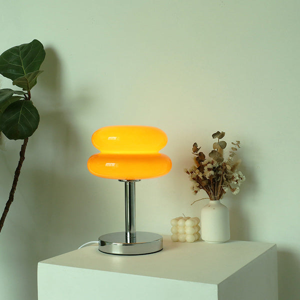 Glass Tart Design 1-Light Table Lamp