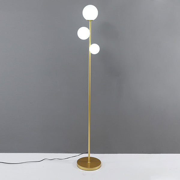 Contemporary Gold 3-Light Floor Lamp