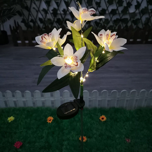 Modern Orange Outdoor Stake Light