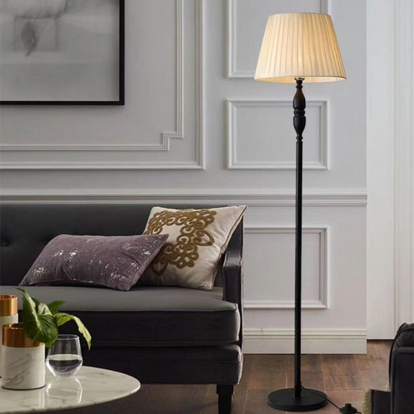 Vintage Black Floor Lamp