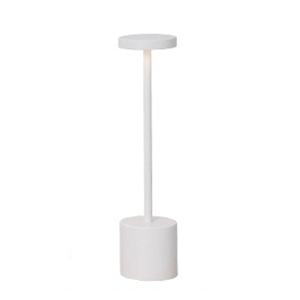 Modern Minimalist Round Cylinder Metal LED Table Lamp