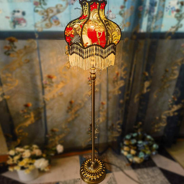 Vintage Black Floor Lamp