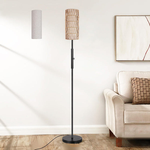 Japanese Beige Floor Lamp