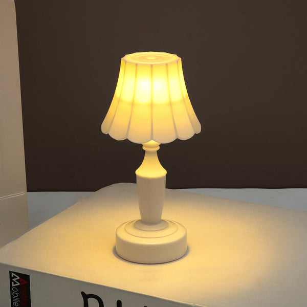 Nordic Battery ABS Flower Pleated LED Table Lamp Table Lamp