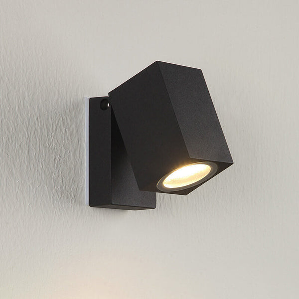 Modern Waterproof Square Spotlight Outdoor Wall Sconce