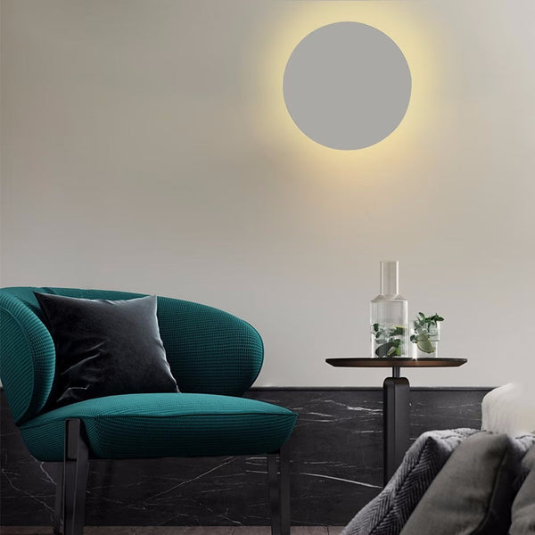Modern Minimalist Colorful Round Iron LED Wall Sconce