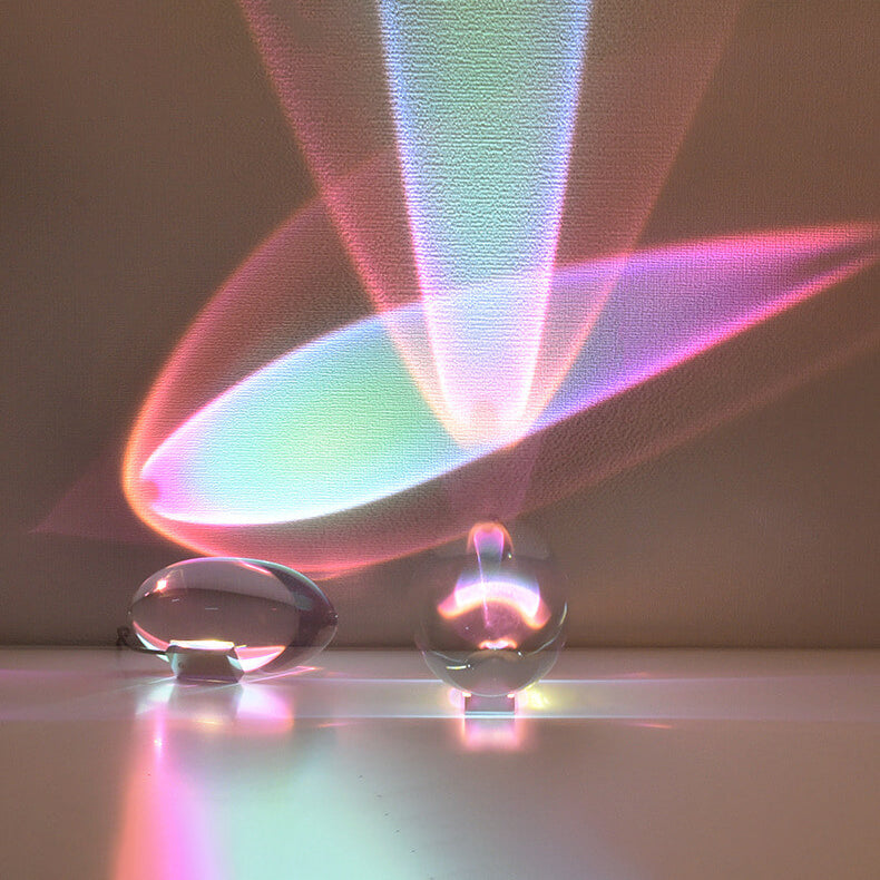 Crystal Projection Angel Eye LED Table Lamp