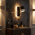 Contemporary Nordic Iron Square Spotlight Wall Sconce