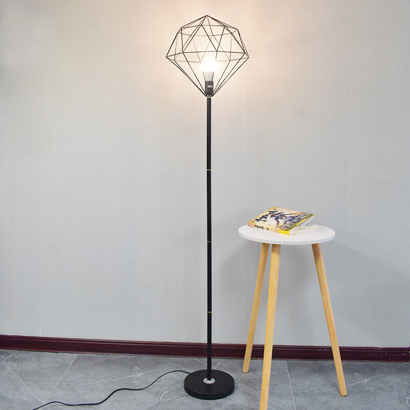 Contemporary Black Floor Lamp