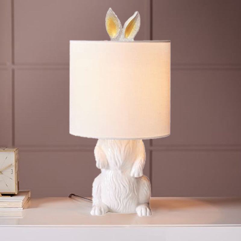 Modern Minimalist Rabbit Shape 1-Light Table Lamp