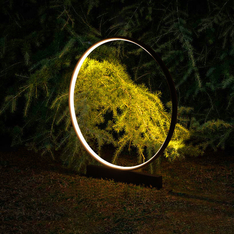 Modern Black Outdoor Stake Light