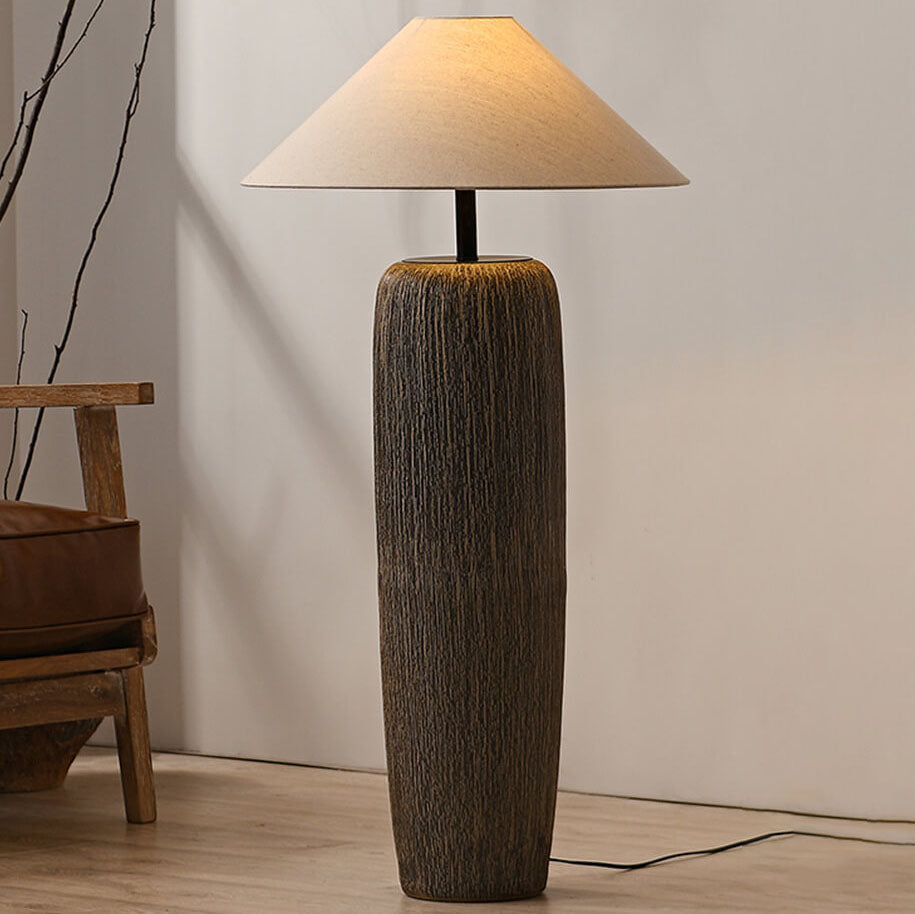 Japanese Brown Floor Lamp