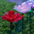 Modern Red Outdoor Stake Light