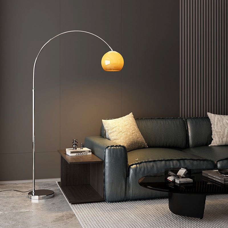 Scandinavian Orange Floor Lamp