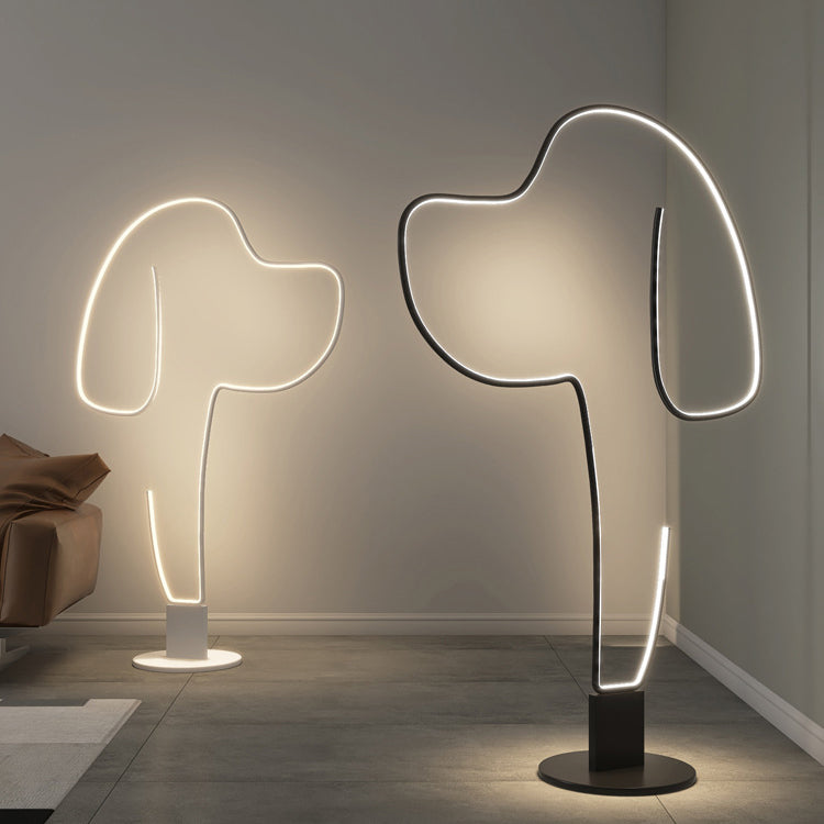 Modern Black Floor Lamp