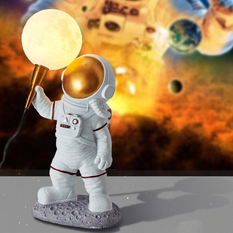 Modern Cartoon Astronaut Wall Sconce 1-Light Wall Sconce