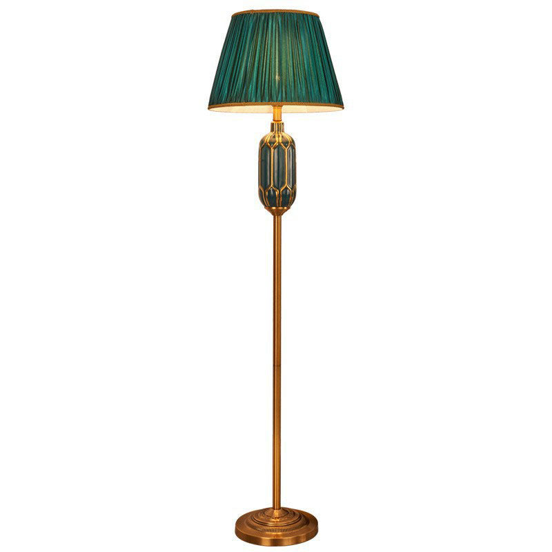 European Green Floor Lamp