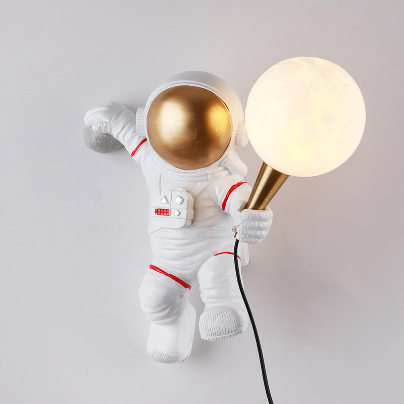 Creative Resin ABS Astronaut 1-Light Table Lamp