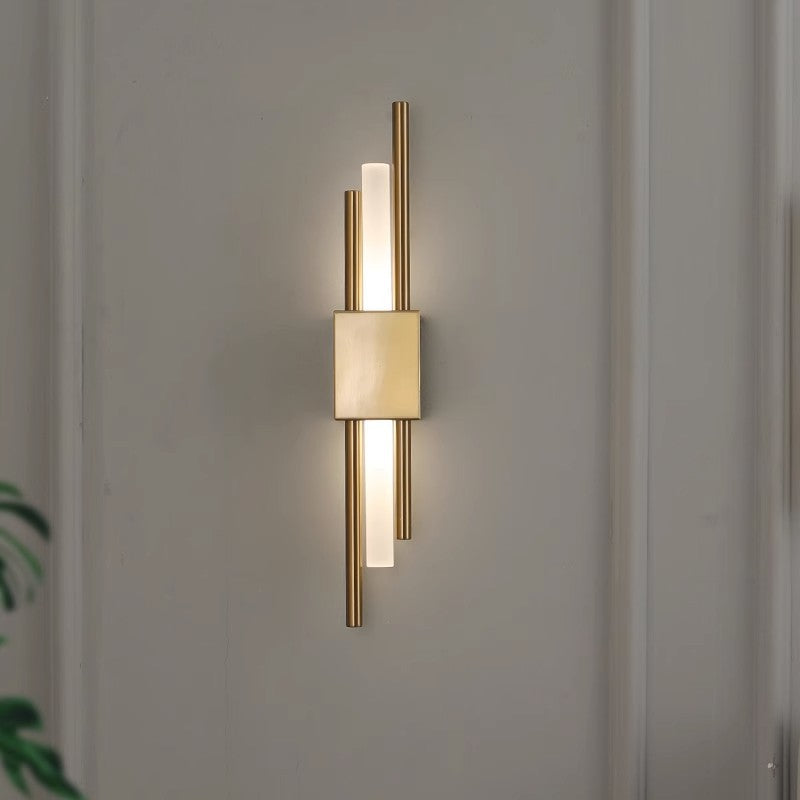 Modern Minimalist Iron Acrylic Strip LED Wall Sconce