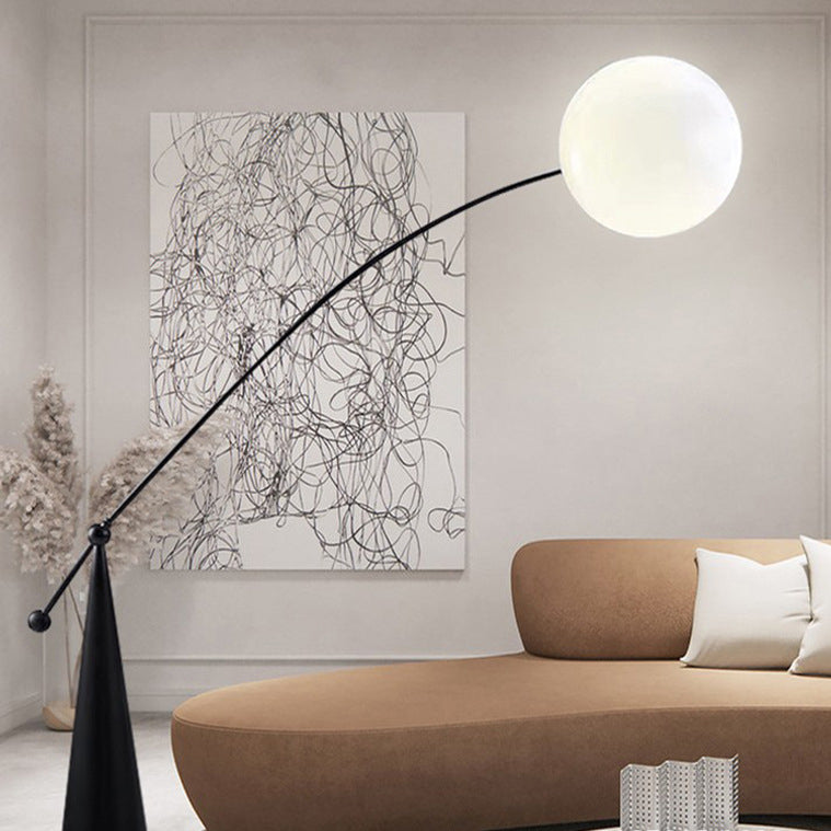 Contemporary Black Floor Lamp