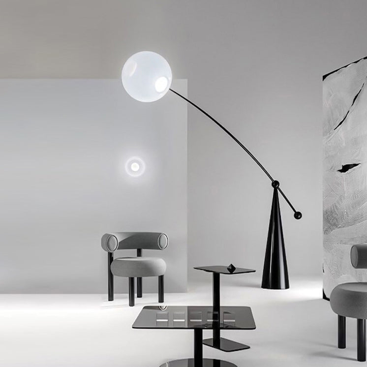 Contemporary Black Floor Lamp