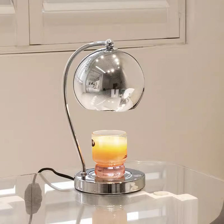 Scandinavian Iron Stainless Steel Round Ball Table Lamp