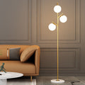 Scandinavian Gold 3-Light Floor Lamp