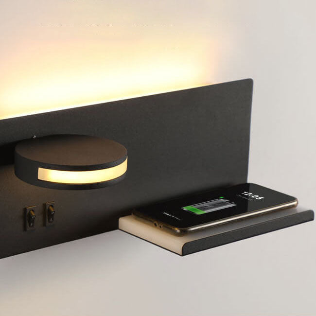 Modern Smart Flat USB LED Reading Wall Sconce