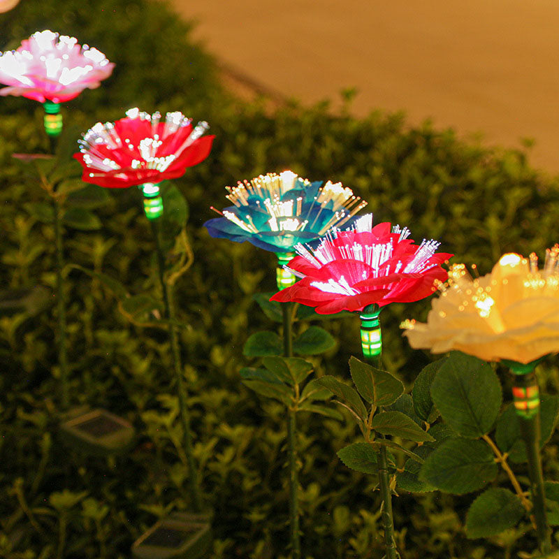 Modern Red Outdoor Stake Light