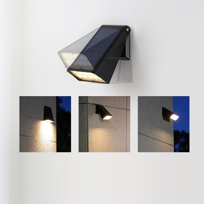 Modern Minimalist Solar Rectangular Trapezoidal Wall Sconce