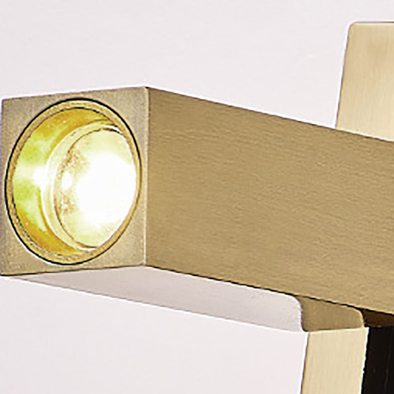 Modern Minimalist Rectangular Recessed Aluminum LED Wall Sconce