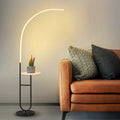 Modern White Arc Floor Lamp