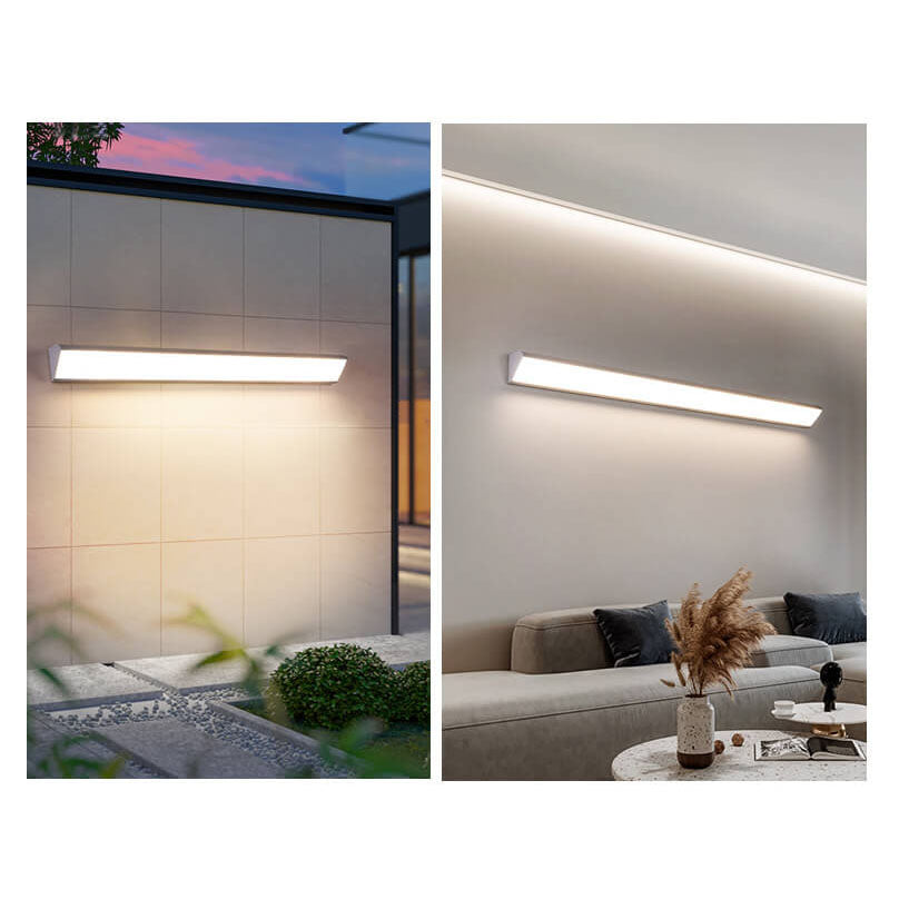 Modern Minimalist Aluminum Acrylic Waterproof Wall Sconce