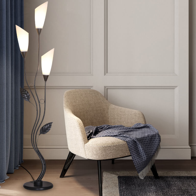 Retro Black Floor Lamp