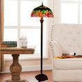Tiffany Stained Glass 2-Light Floor Lamp