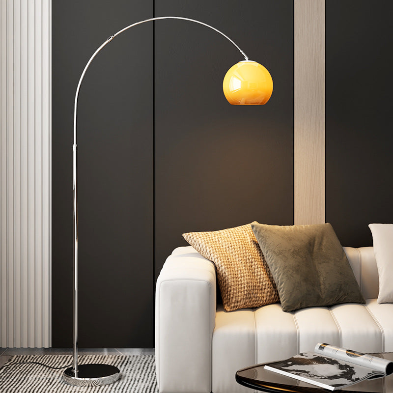 Scandinavian Orange Floor Lamp