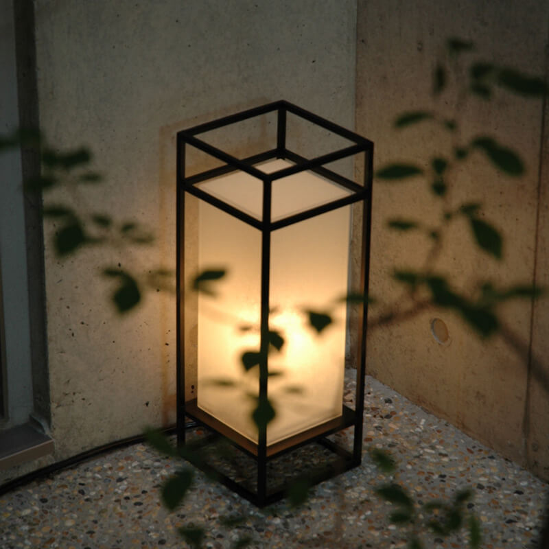Japanese Black Floor Lamp
