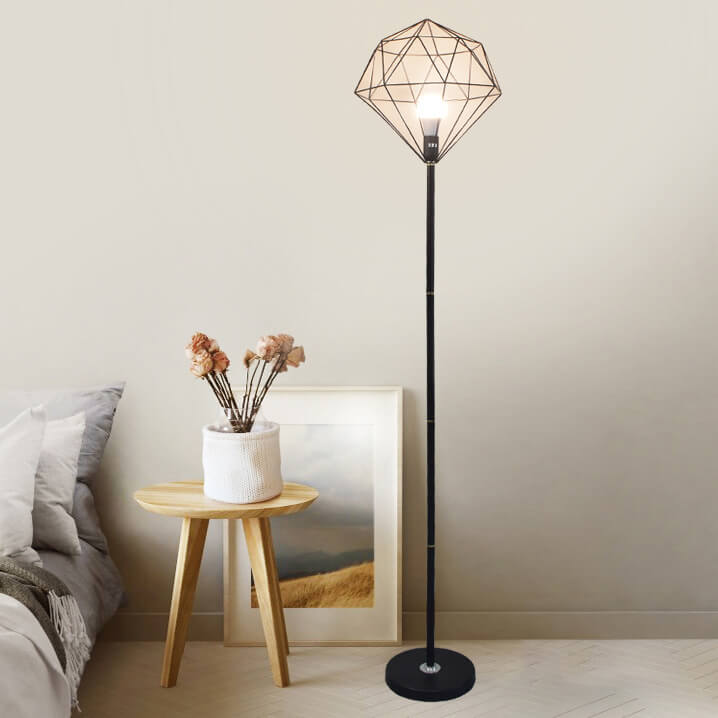 Contemporary Black Floor Lamp