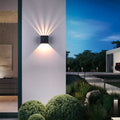 Modern Solid Color Aluminum Square LED Outdoor Wall Light