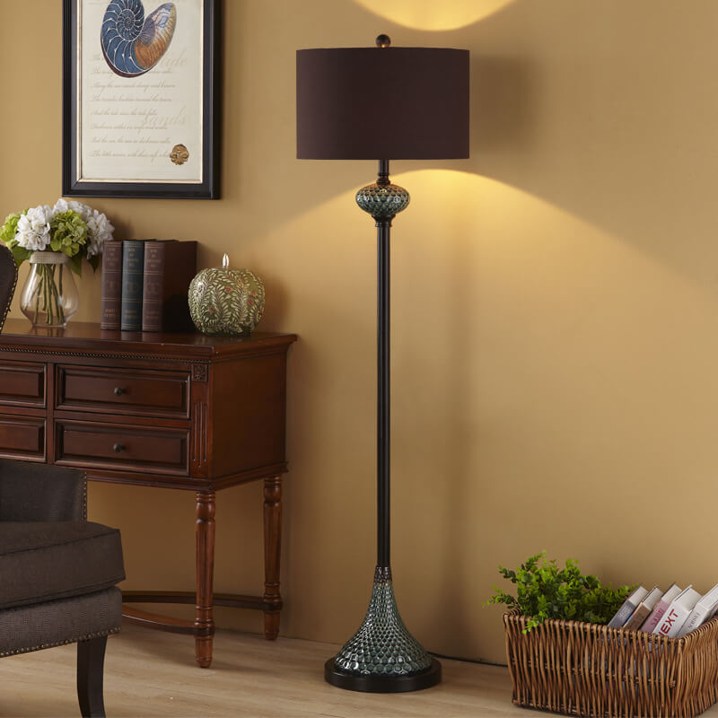 European Brown Floor Lamp
