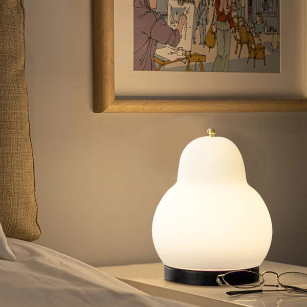 Traditional French Cream Pear Shape LED Table Lamp
