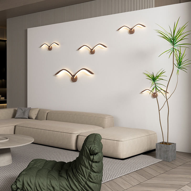 Nordic Minimalist Seagull Acrylic LED Wall Sconce