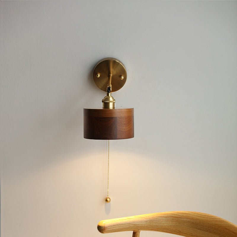 Contemporary Scandinavian Cone Copper 1-Light Wall Sconce